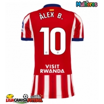 Camisa de Futebol Atletico Madrid Alex Baena #10 Equipamento Principal Mulheres 2026-27 Manga Curta